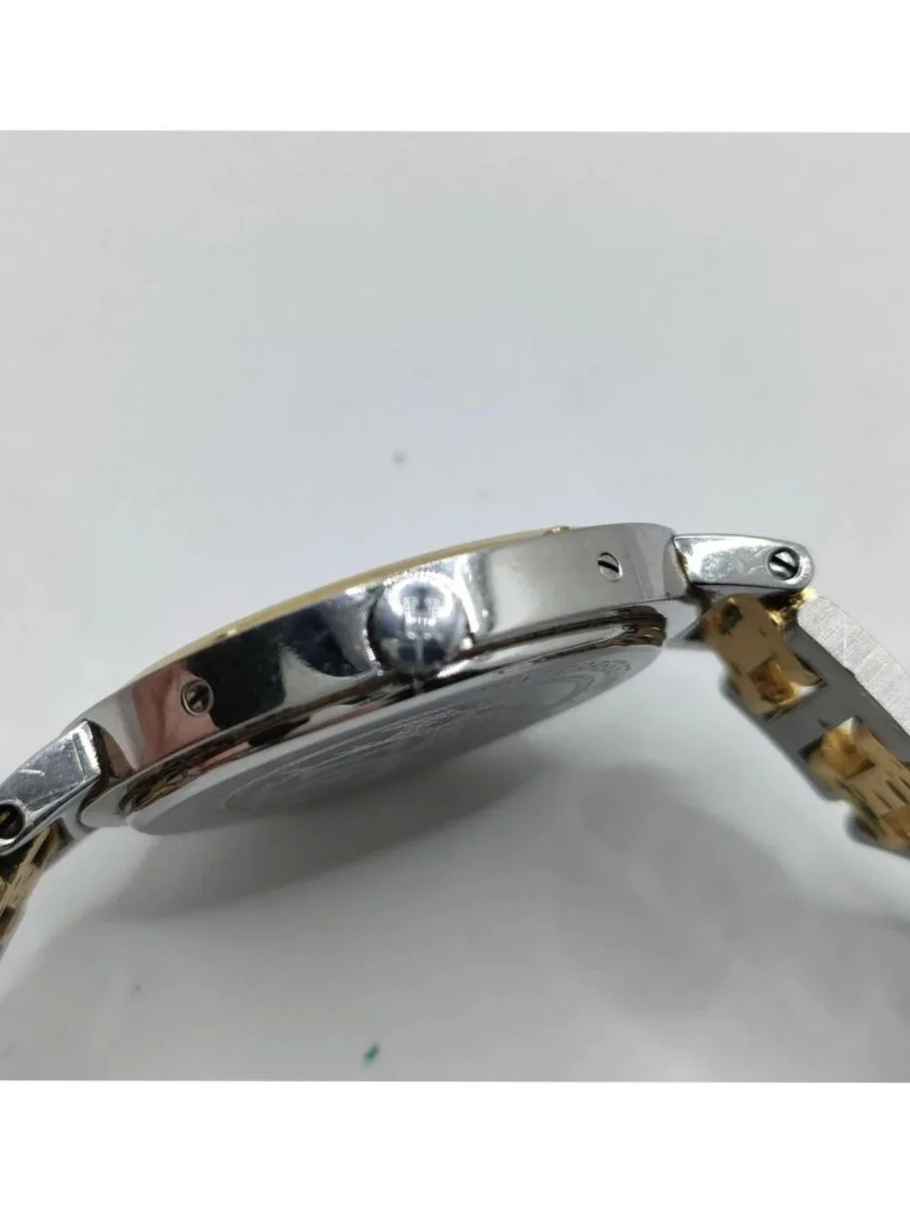 Authentic Vintage Hermes Clipper Two Tone Stainless Steel Quartz Watch